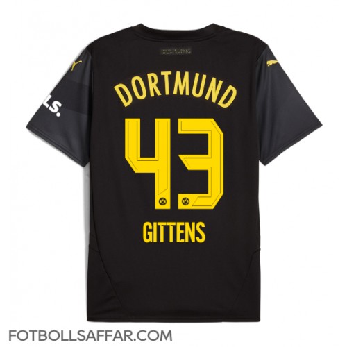 Borussia Dortmund Jamie Bynoe-Gittens #43 Bortatröja 2024-25 Kortärmad